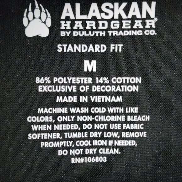 Alaskan Hard Gear by Duluth Trading Co Long Sleeve Quarter Zip Jacket Med 106803 - Picture 7 of 7